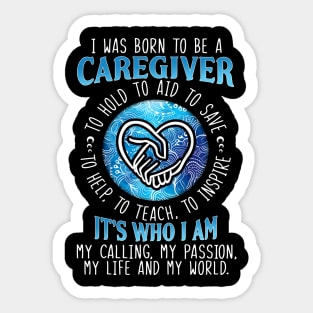 Proud Caregiver Sticker